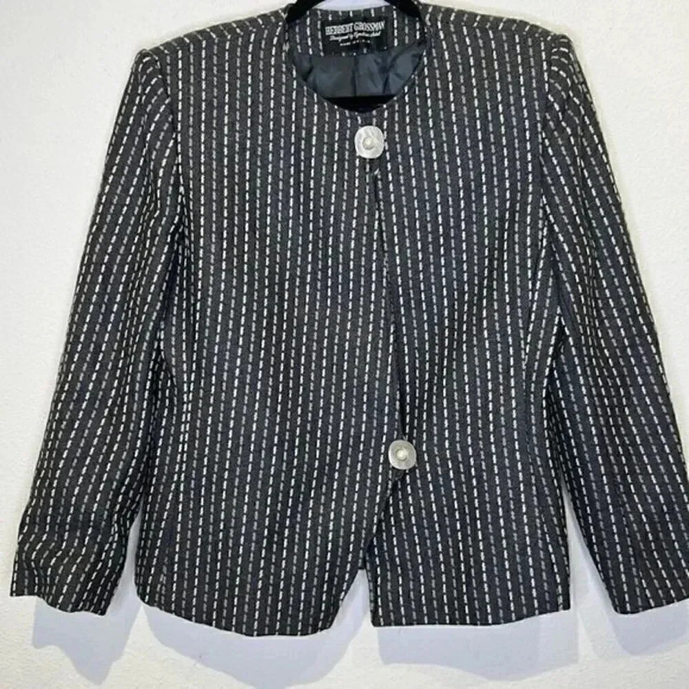 Herbert Grossman vintage size 12 wool blazer